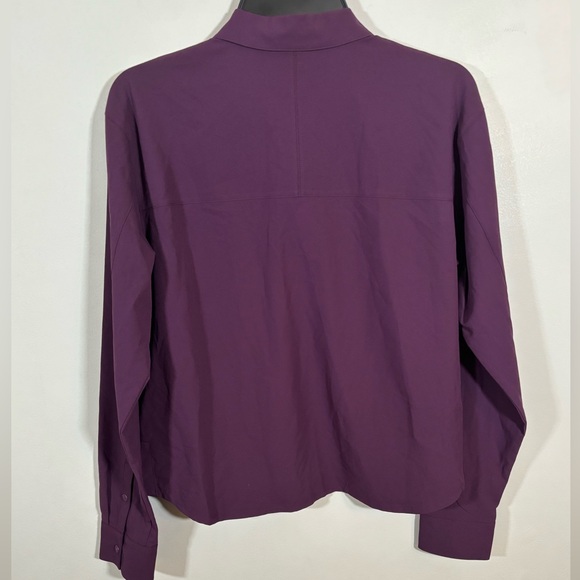 The North Face Womens Purple Button Up Shirt Small Outdoor Hiking Top - Picture 6 of 10